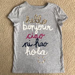 Crazy 8 Gray t-shirt, EUC, Size M 7-8